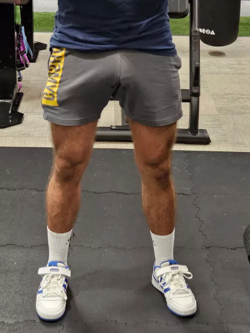 Just noticed it in a gym. Should I go to locker room and put on my undies?