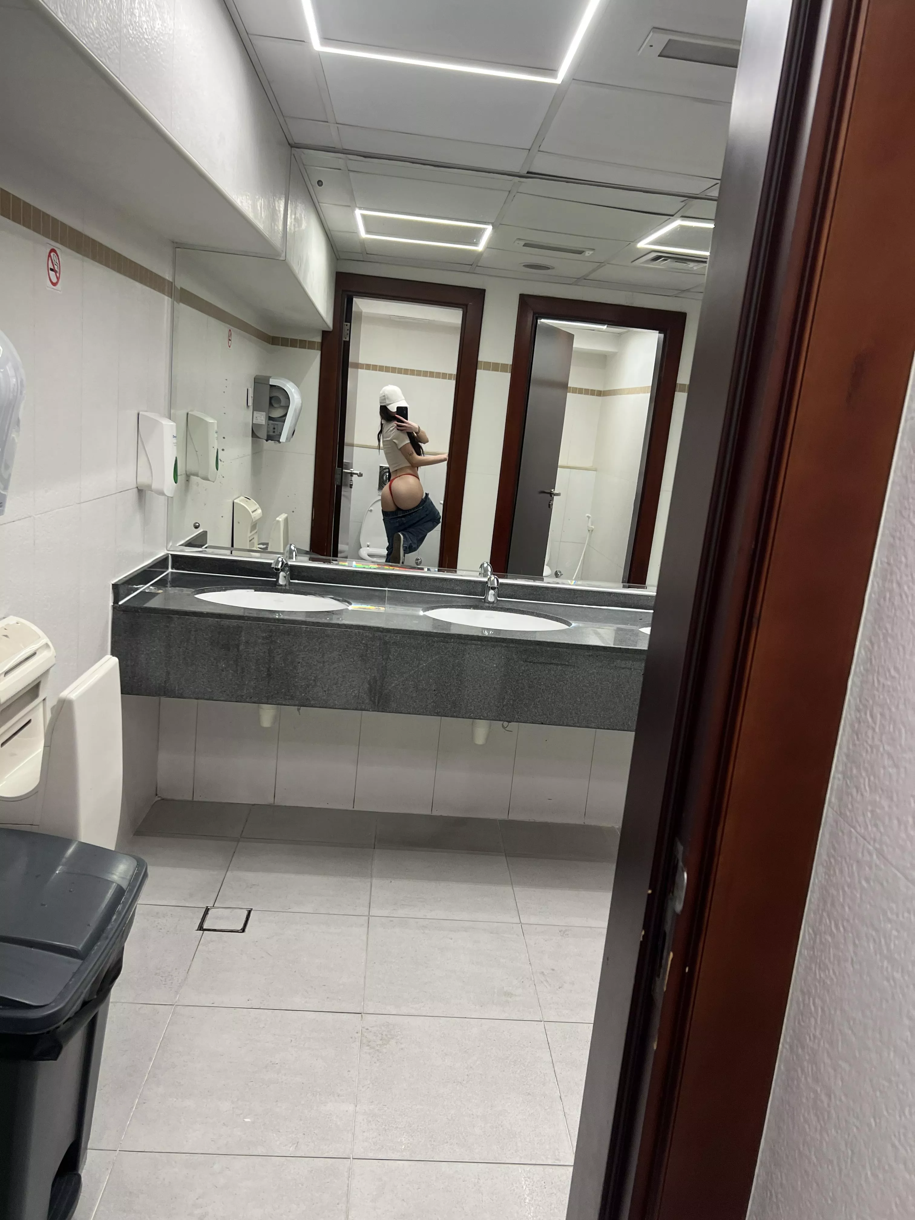 just turned 18, what would you do to me if you caught me sneaking in mens toilet