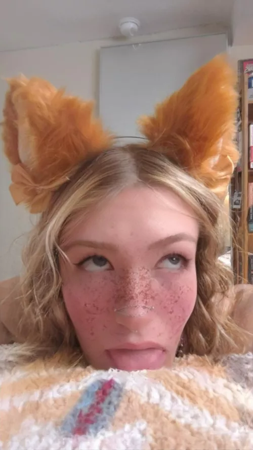 Just Vibin With Some Cat Ears On 😺💕