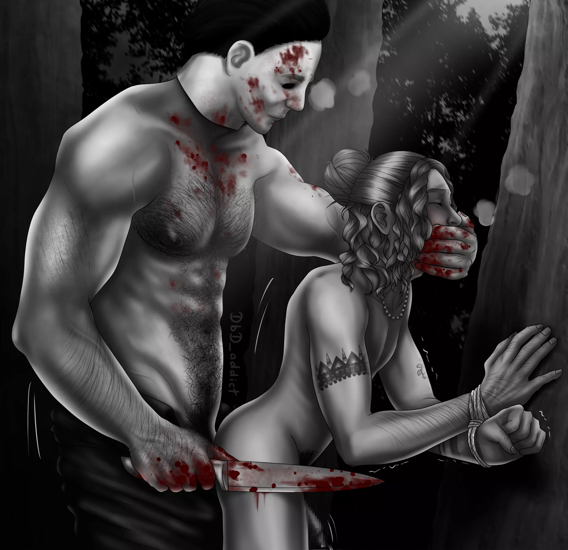 Michael Myers x Renato Lyra [Halloween & Dead by Daylight] (artist is me (OC))