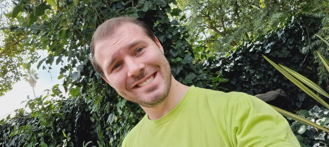 Not sure if this is a Happy or Insane smile...