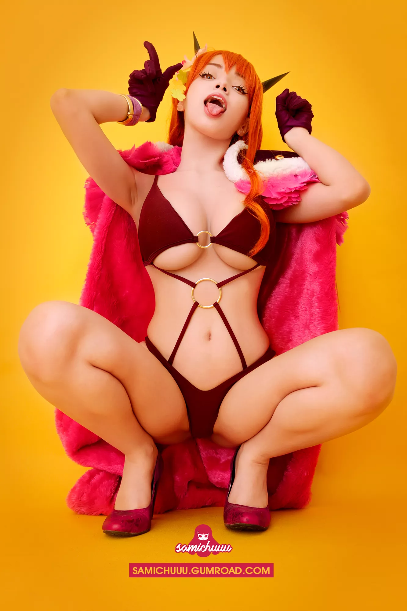 One Piece Beast Pirate Nami Cosplay by Samichuuu
