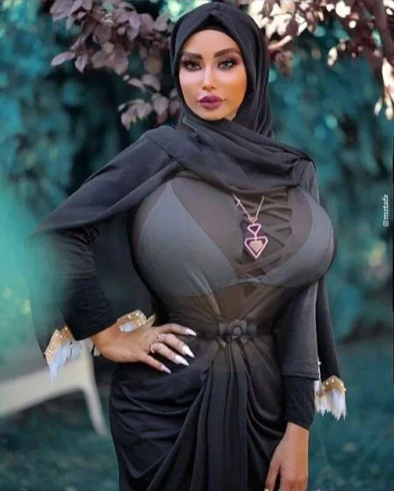 She only covers up a bit