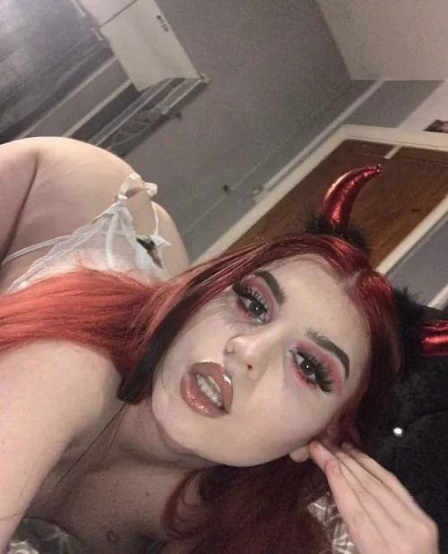 She’s a horny devil 😈