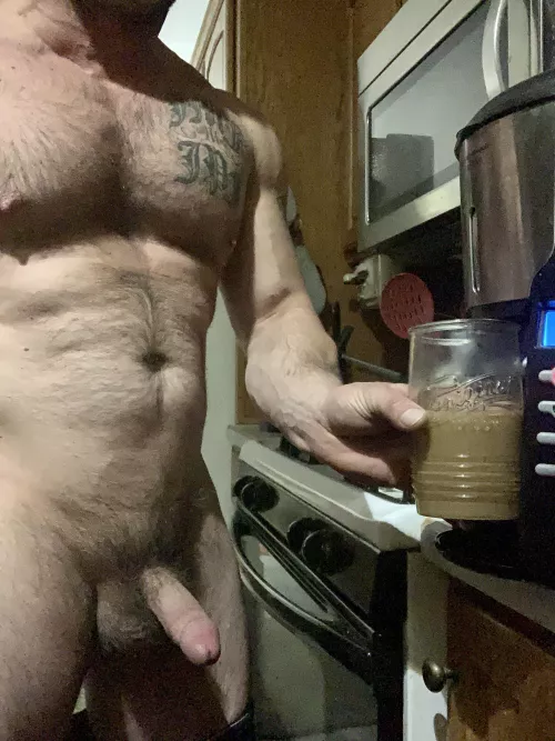 Time for the first cup,good morning