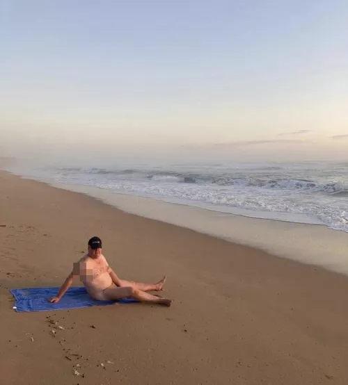 Watching the setting sun