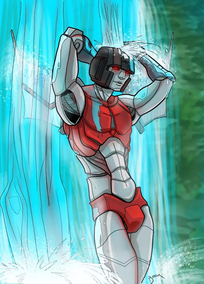 Wet starscream transformers by batchix on deviantart