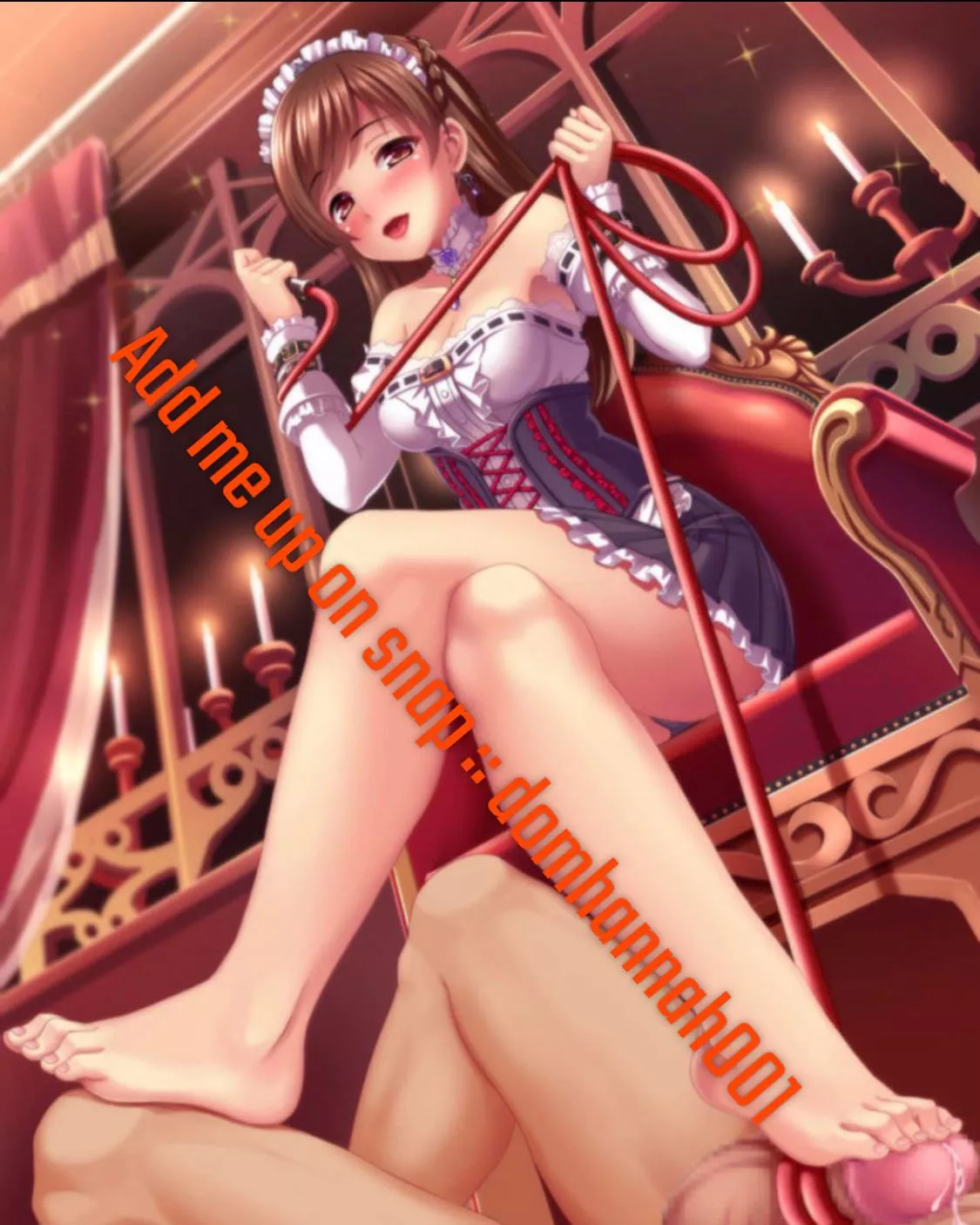 Which good boy will worship me like this?