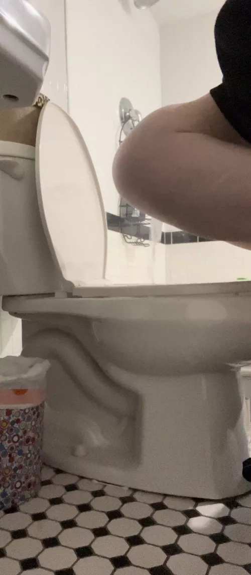 Are you cleaning me up or being covered in the mess?