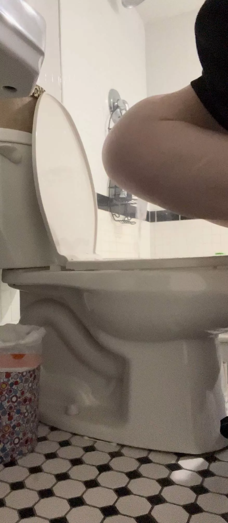 Are you cleaning me up or being covered in the mess?