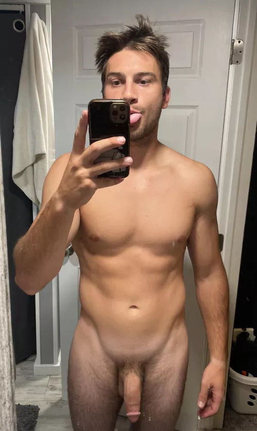 Bad hair day and a soft cock