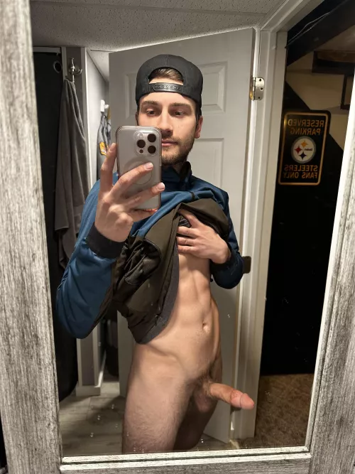 Bend over or getting on your knees?