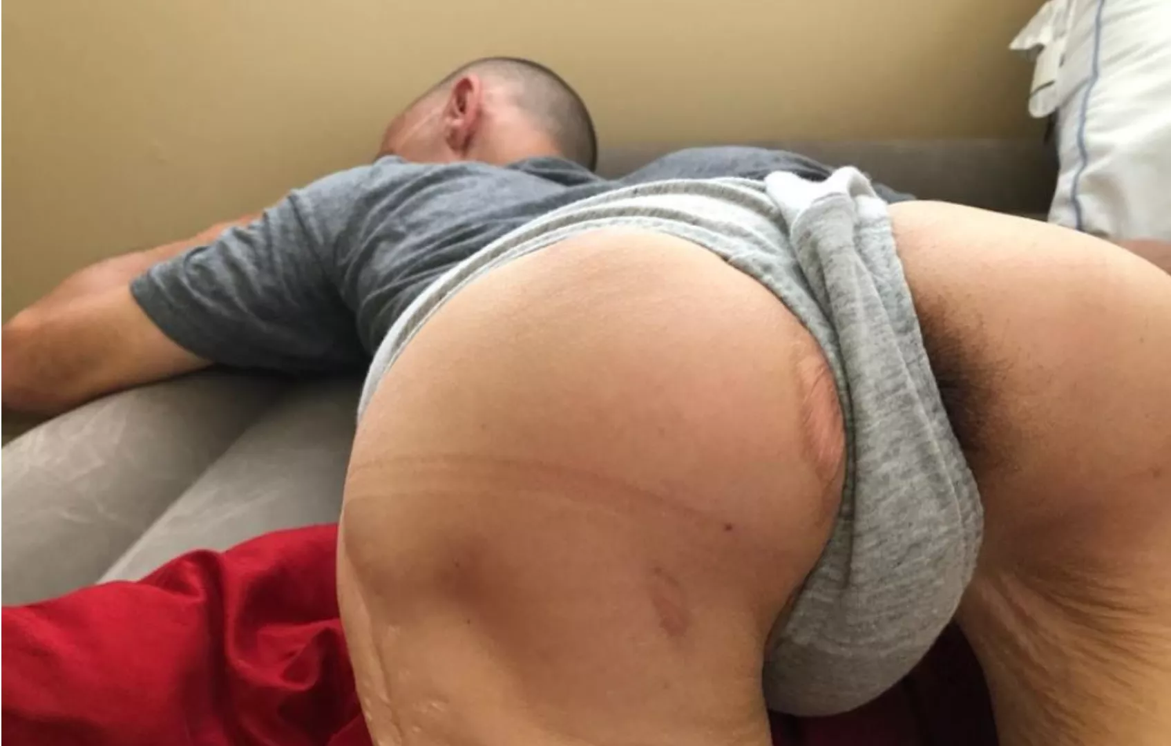 Face down, ass up.....