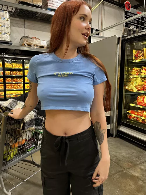 Got a bit chilly in the freezer section ;)