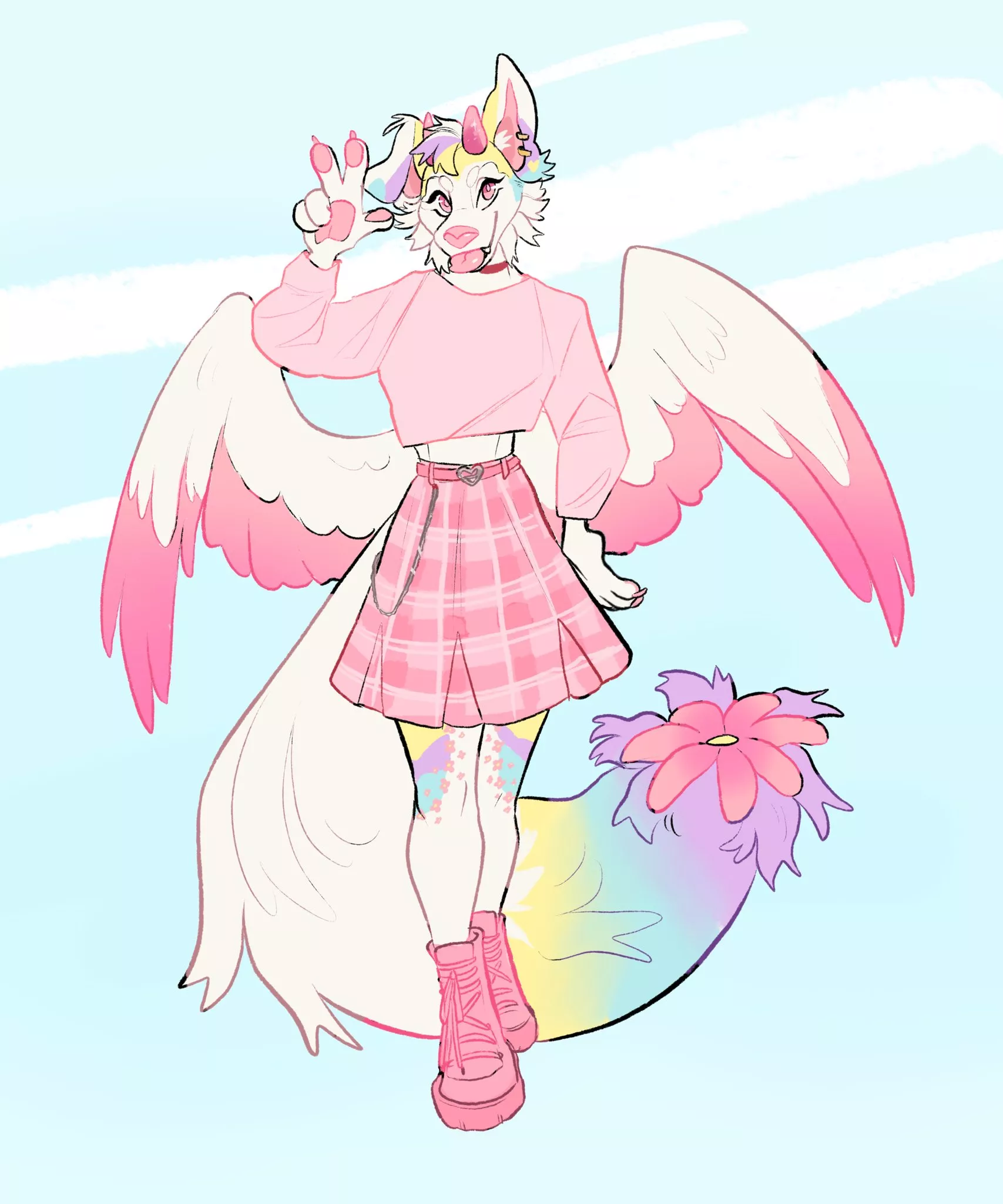 Got this amazing art made of my fursona! The artist is Furbakery on twitter!