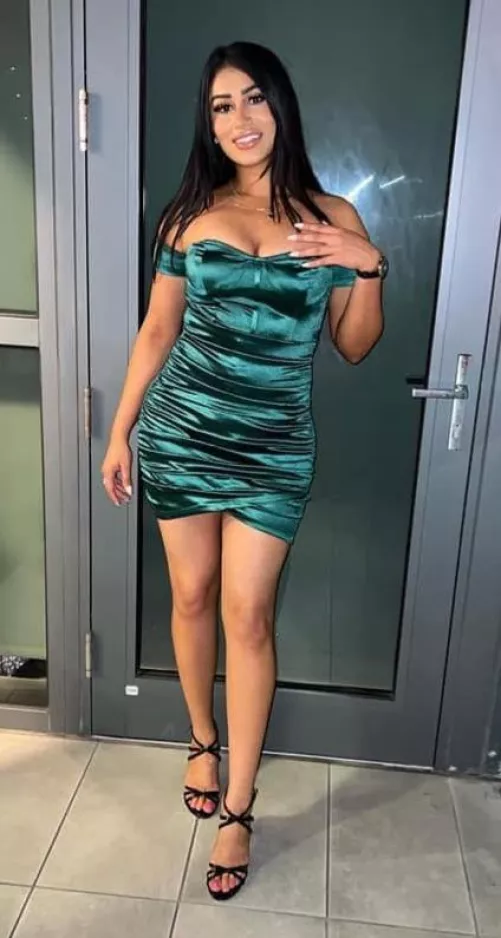 Green dress