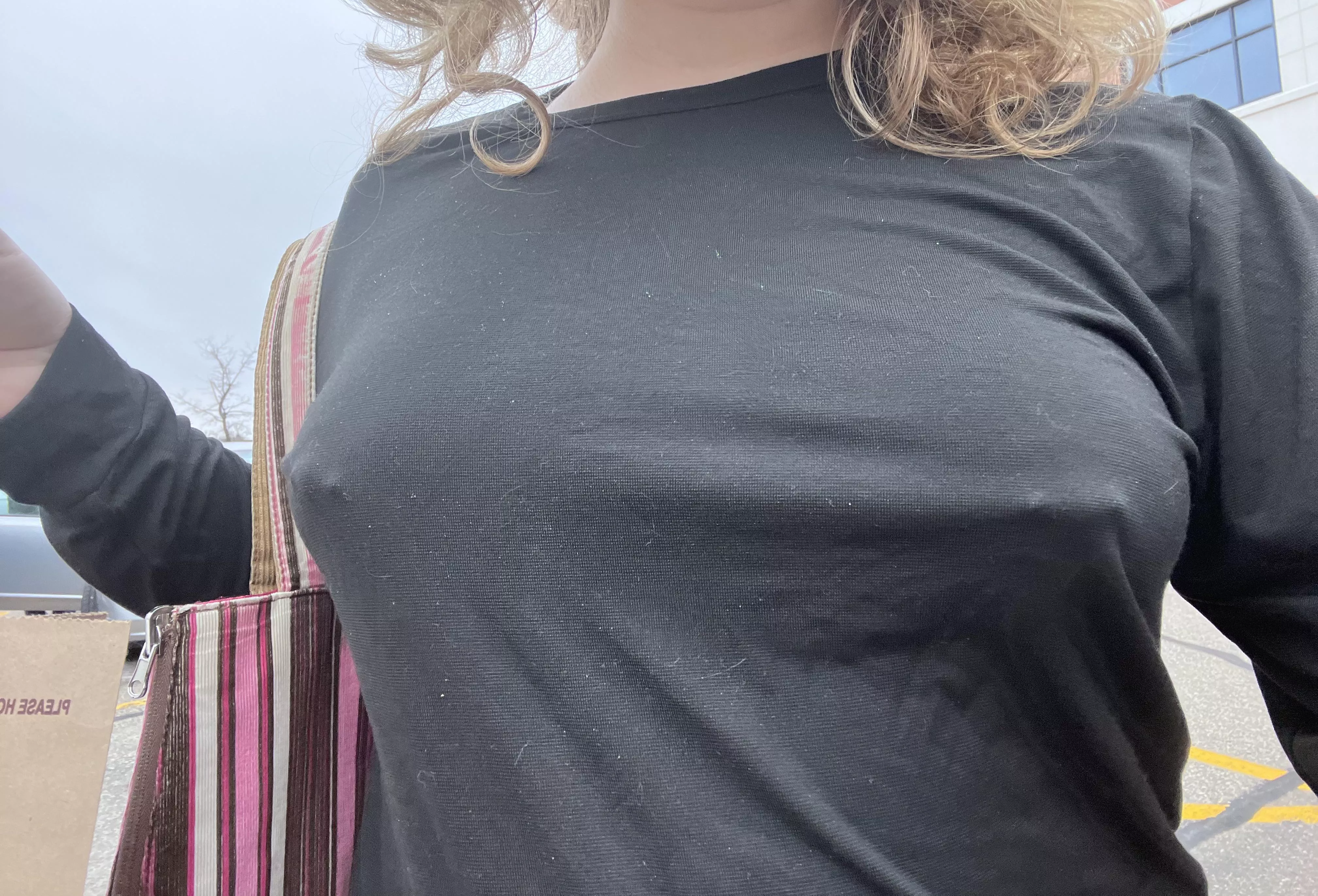 Grocery shopping. brightening up someone’s gloomy monday!