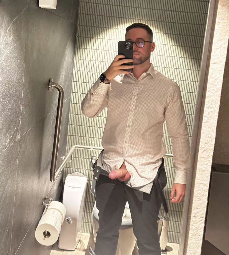 Had to sort this out in the toilets cause you could easily see it through my pants