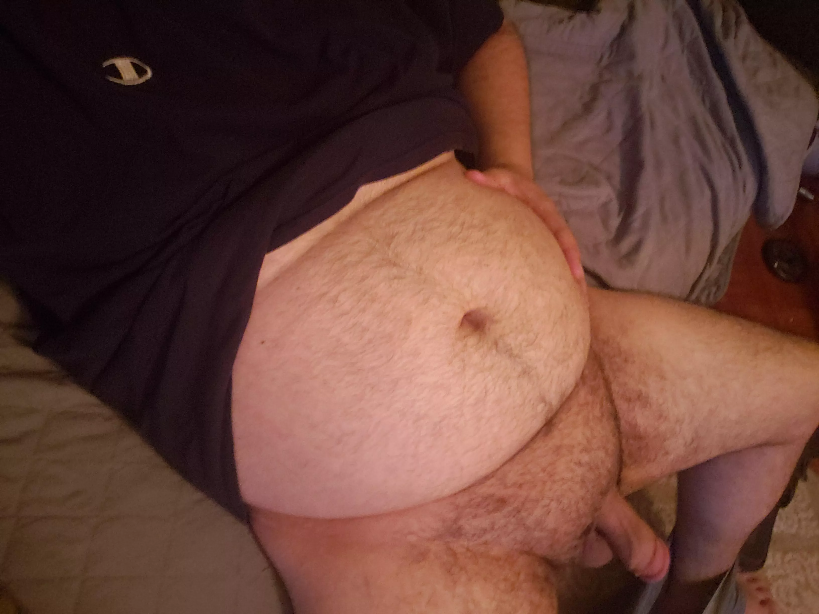 I could use a hand or a mouth