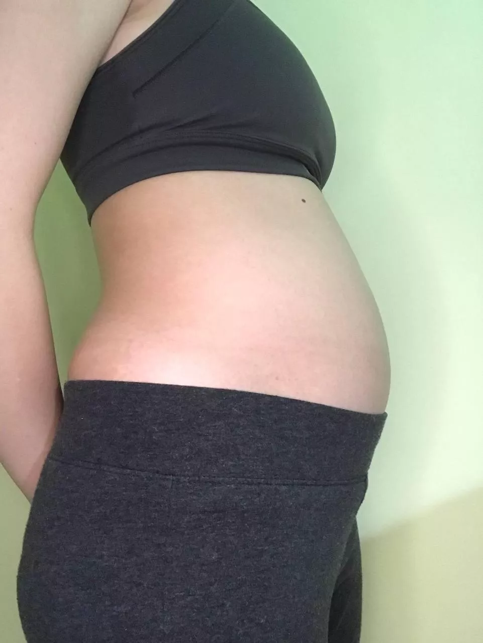 I’m starting to get pretty big. My stomach is stretching so much