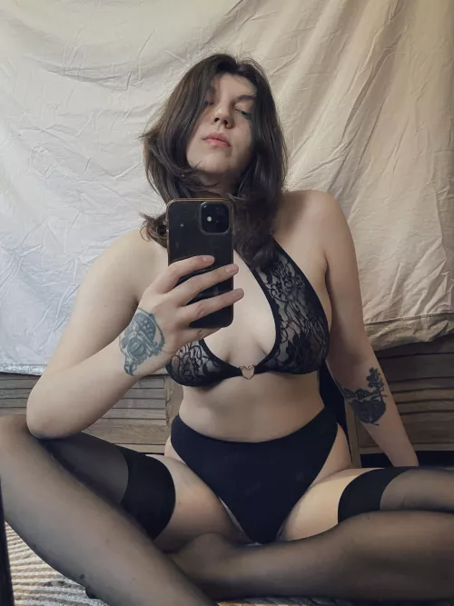 My torpedoes look so good in this bra, am I right?