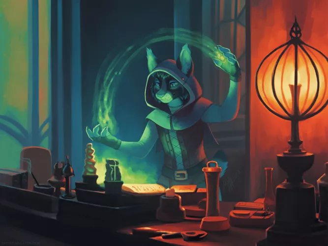 Practicing Magic [MylaFox]