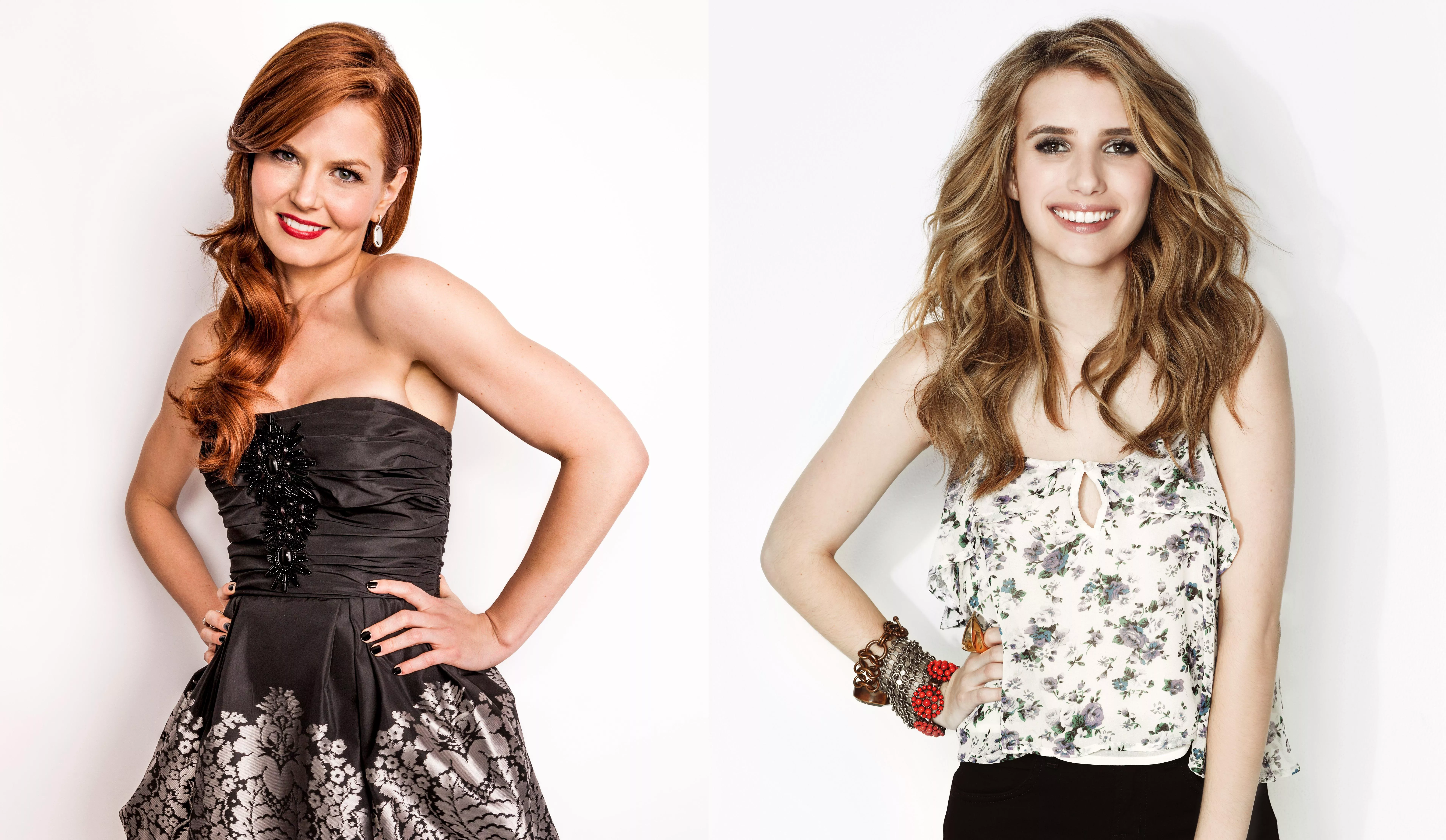 Super horny for Jennifer Morrison and Emma Roberts, and could really use some help from a bud for them