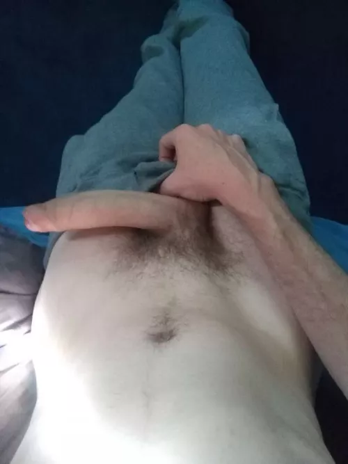 Sweatpants are easy access