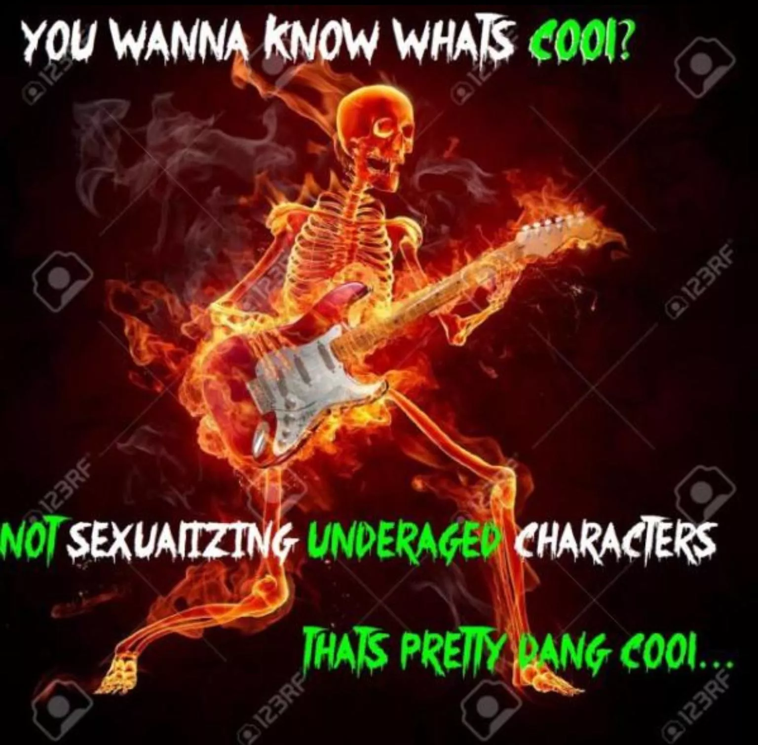 This skeletons not that cool