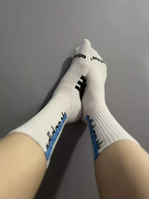 Todays socks are getting a little sweaty already 😅
