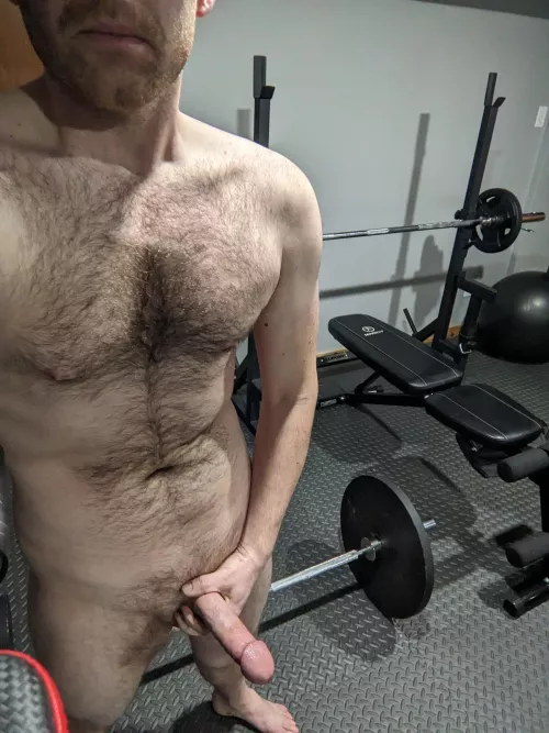 Trying to be productive in the gym...