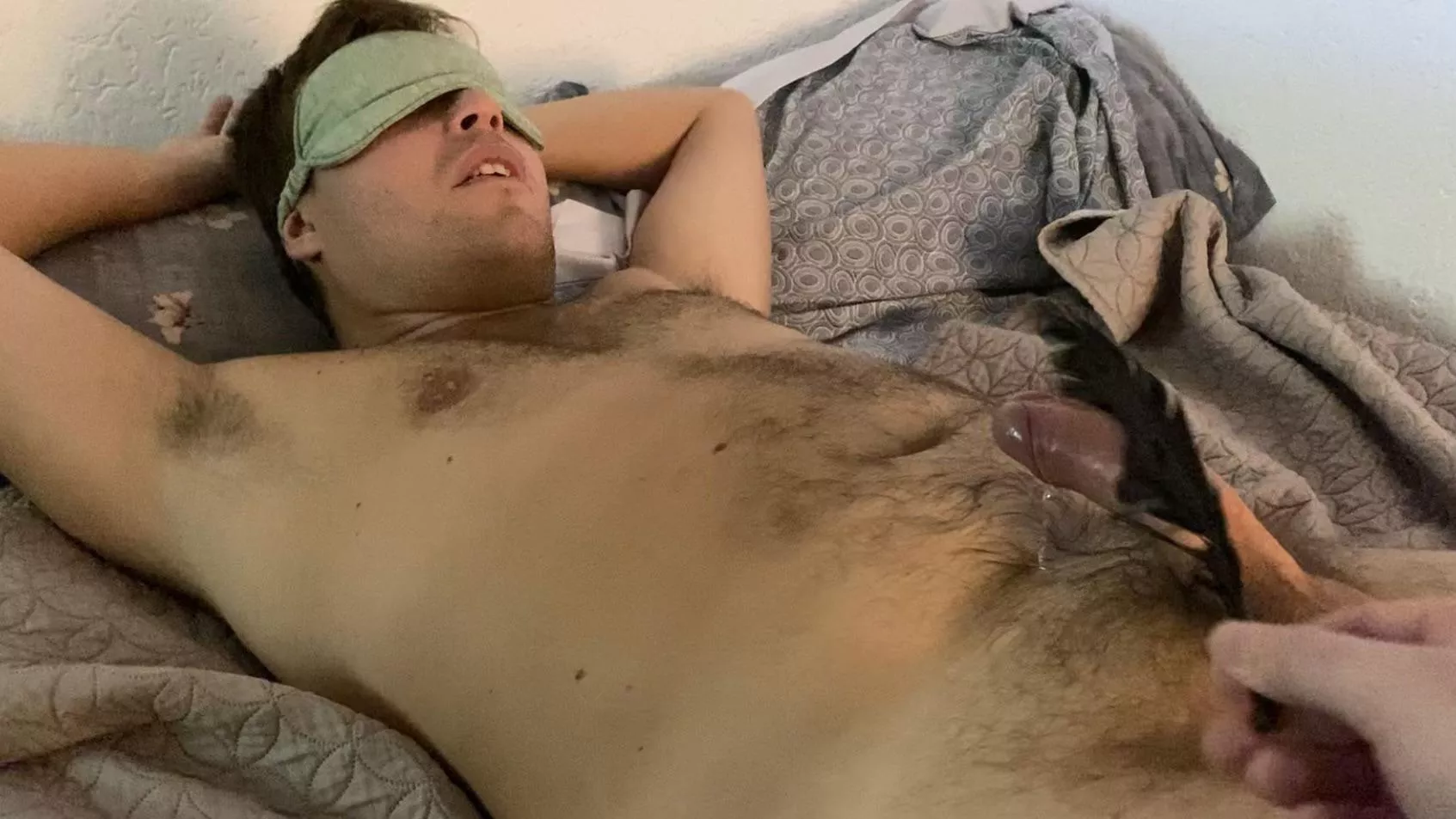 When your cocks ticklish but the more it’s tickled the hornier you get 😈 Fans of seeing cute subs getting their cock tickled should check out my Twitter for short clips and my justfor fans for full clips. Username for both is tticklerr