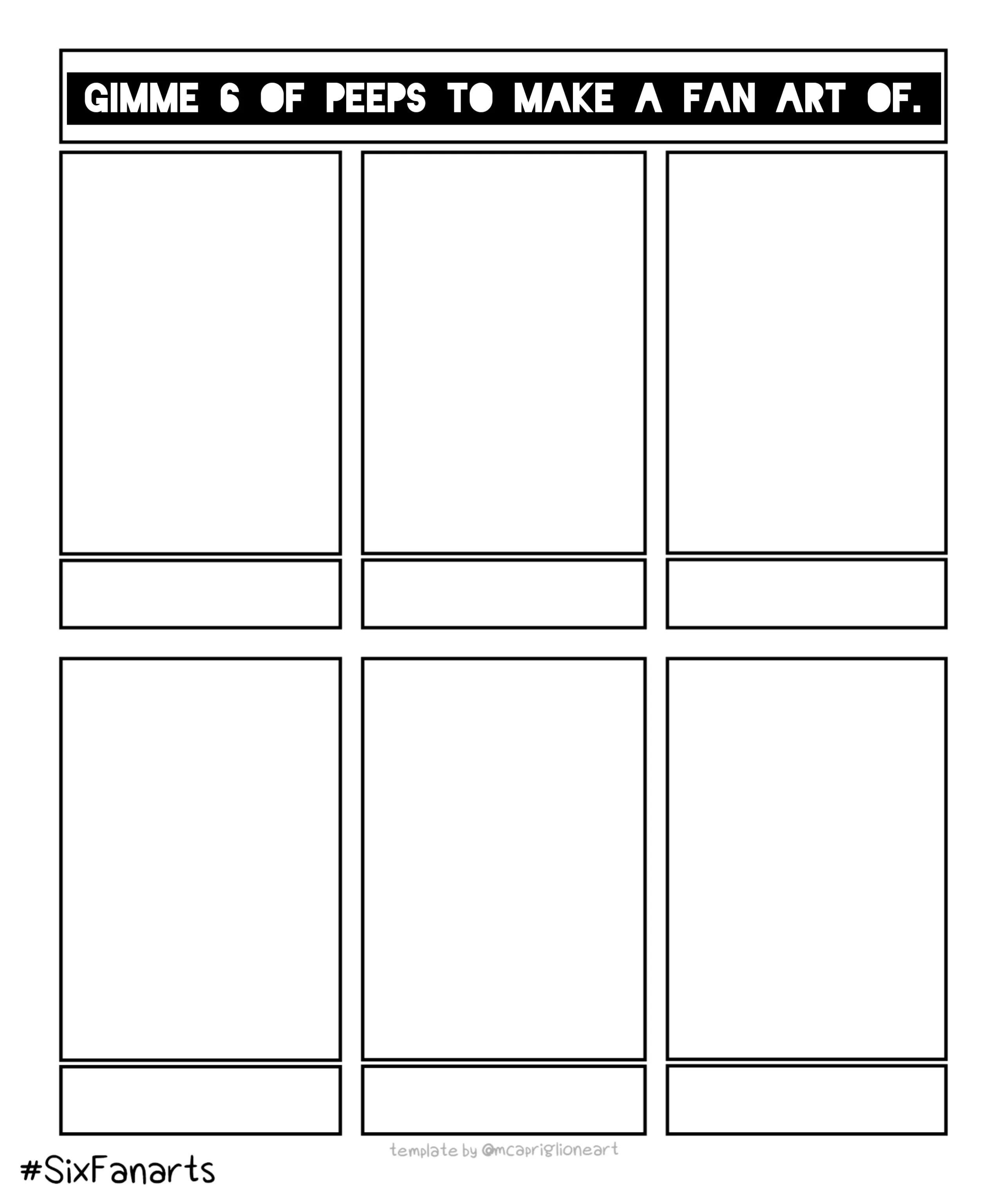 who are your top of peeps you want me to do a Fanart of