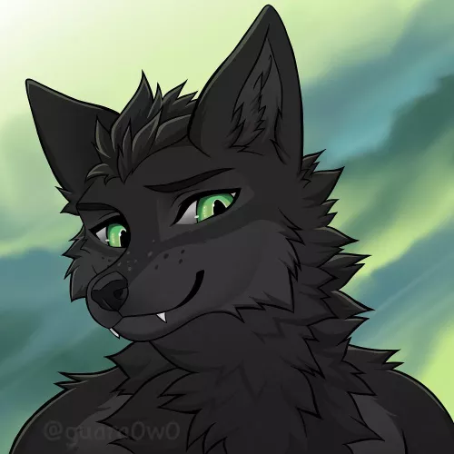 Wolf icon (art by me)