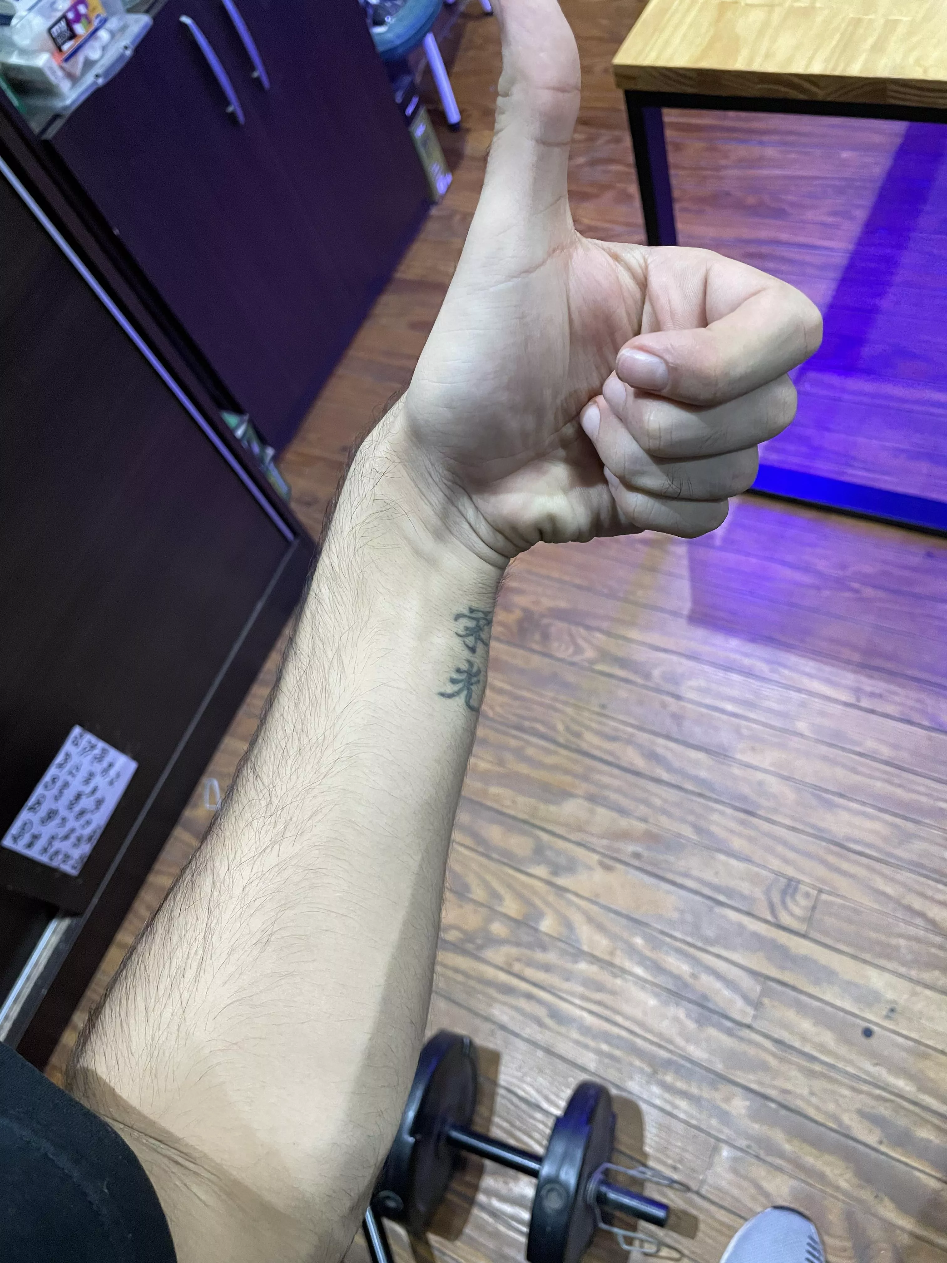 Would you like smell my forearm?