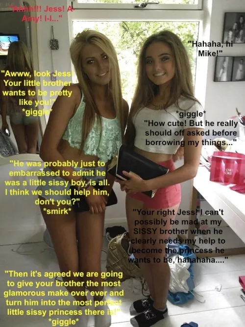 You have been caught little sissy princess 💖