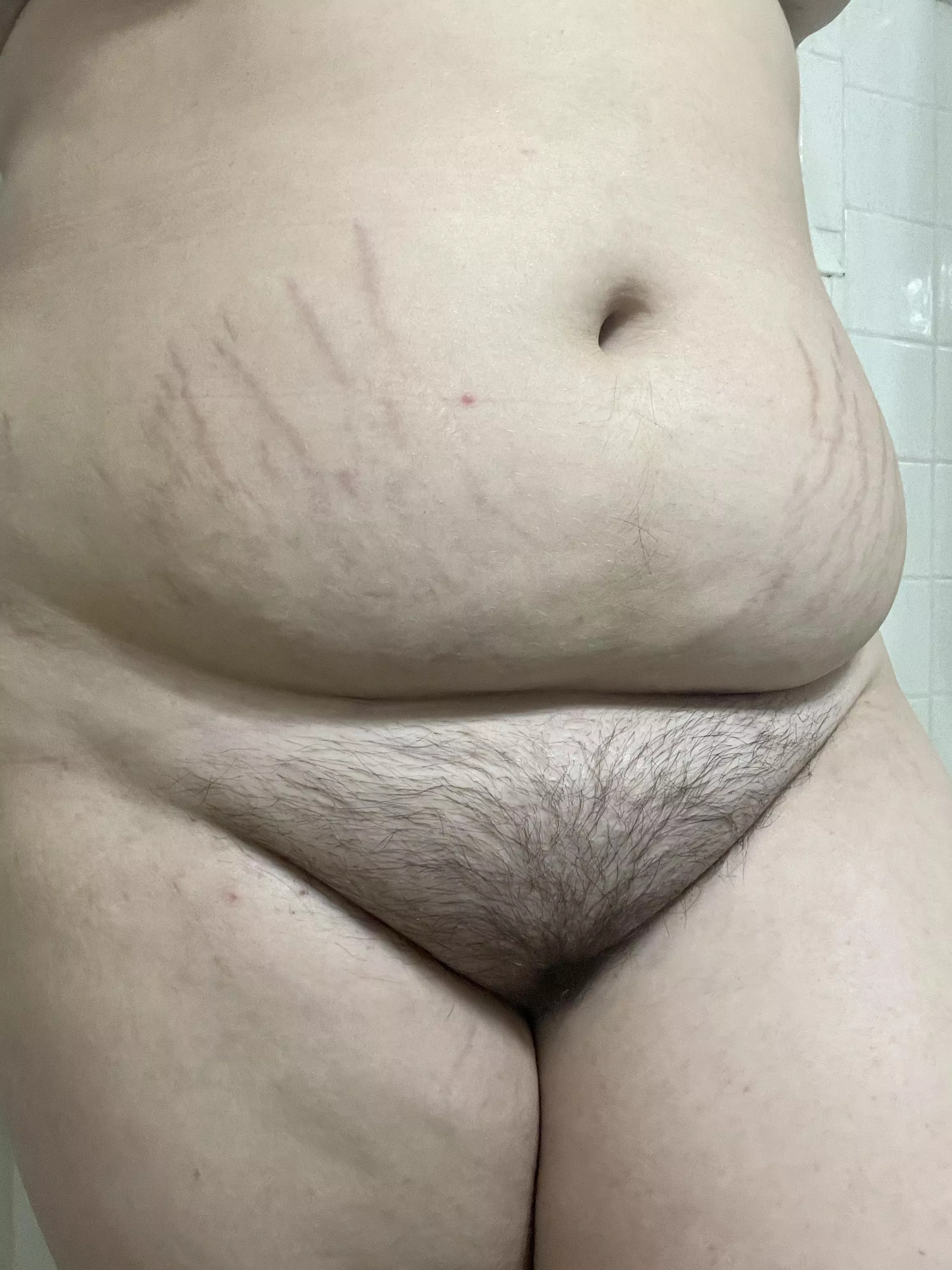 A couple months of hair growth and a perfectly plump tummy