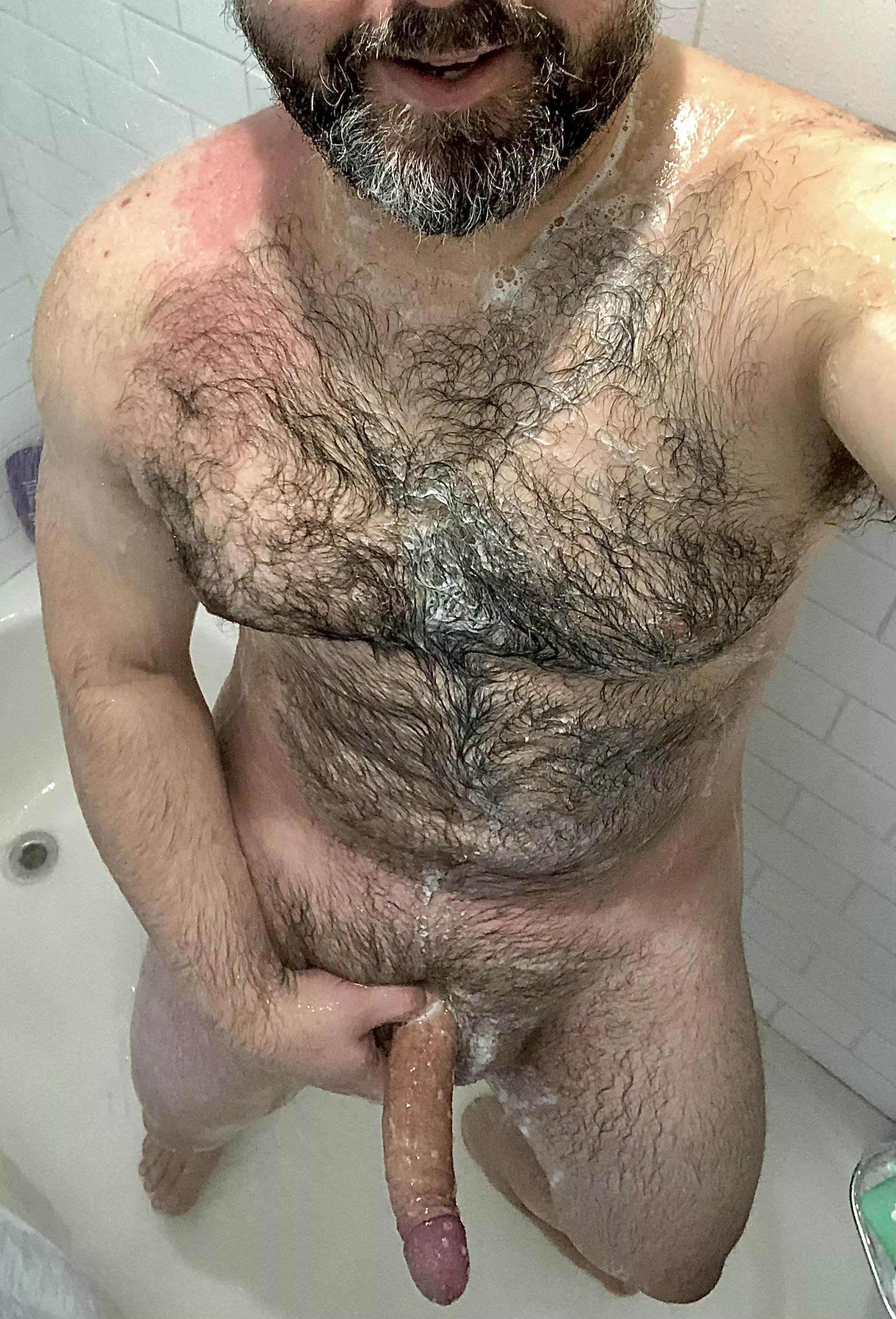 Beard, bath, and beyond boner.