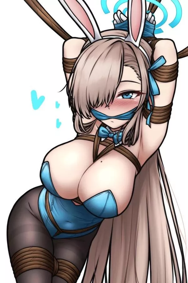 Can I be your little bondage bunny? 💙💙