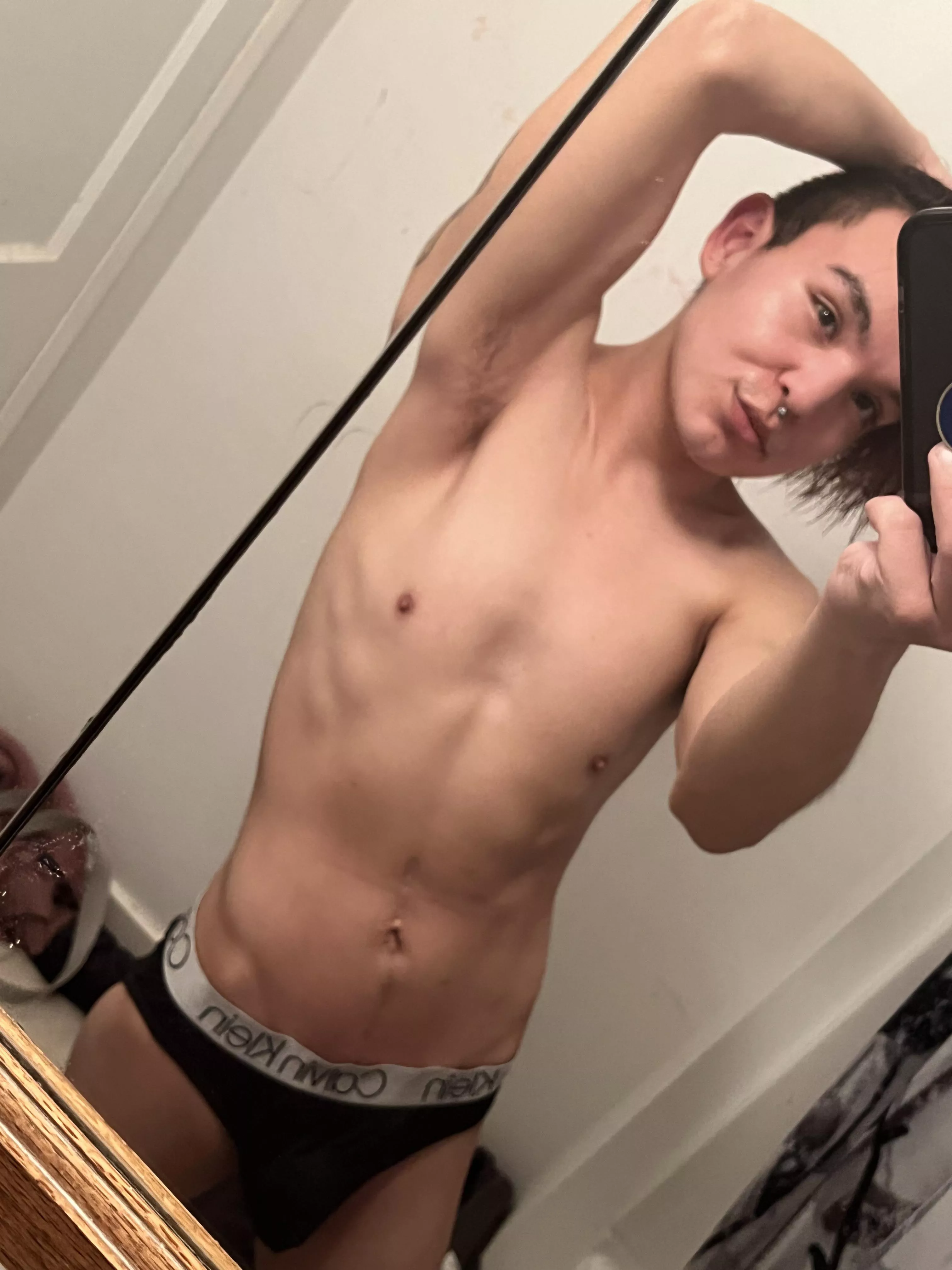 Feeling fresh after a hot shower 🚿