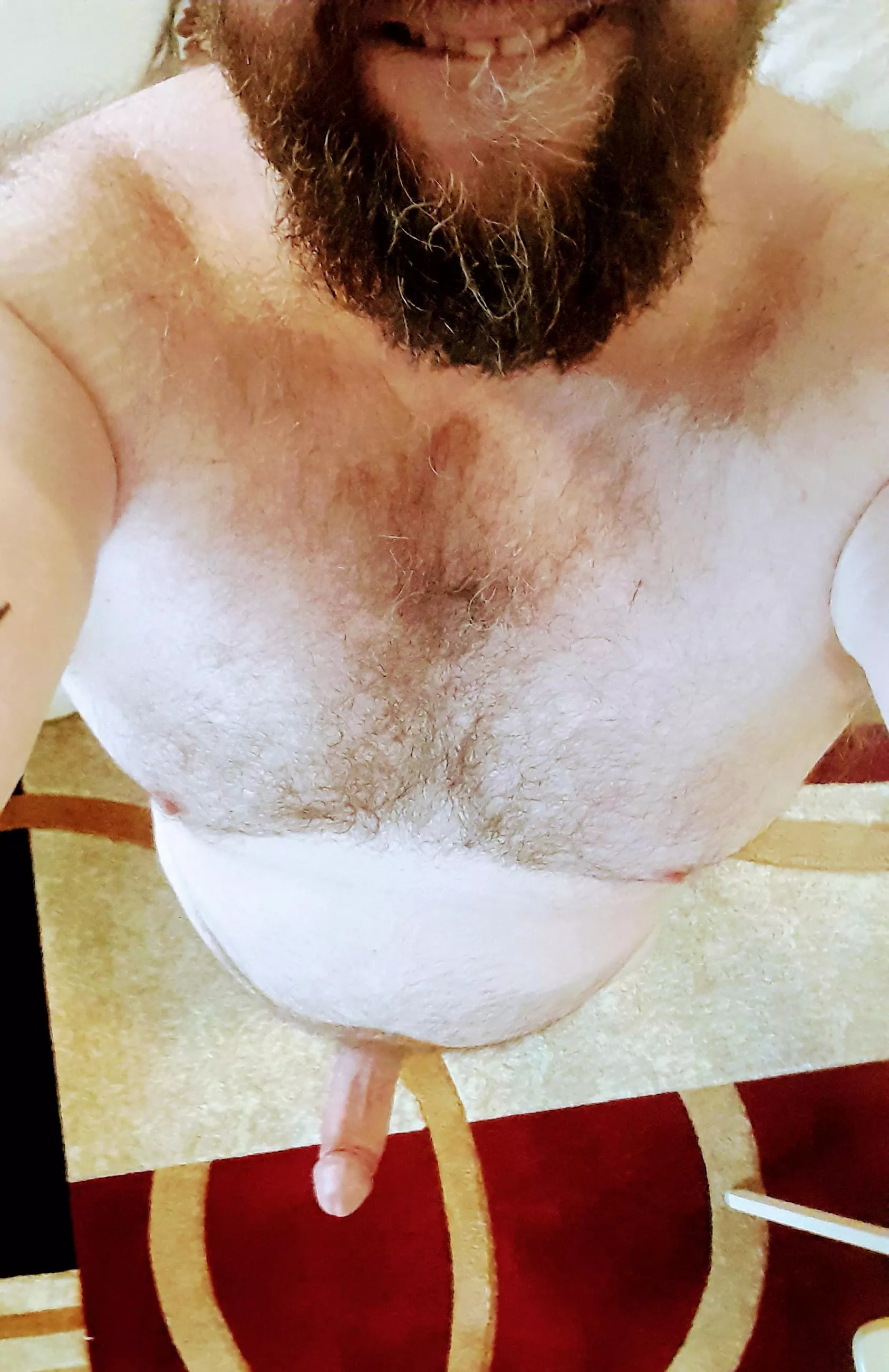 Feels good to hang around the house naked