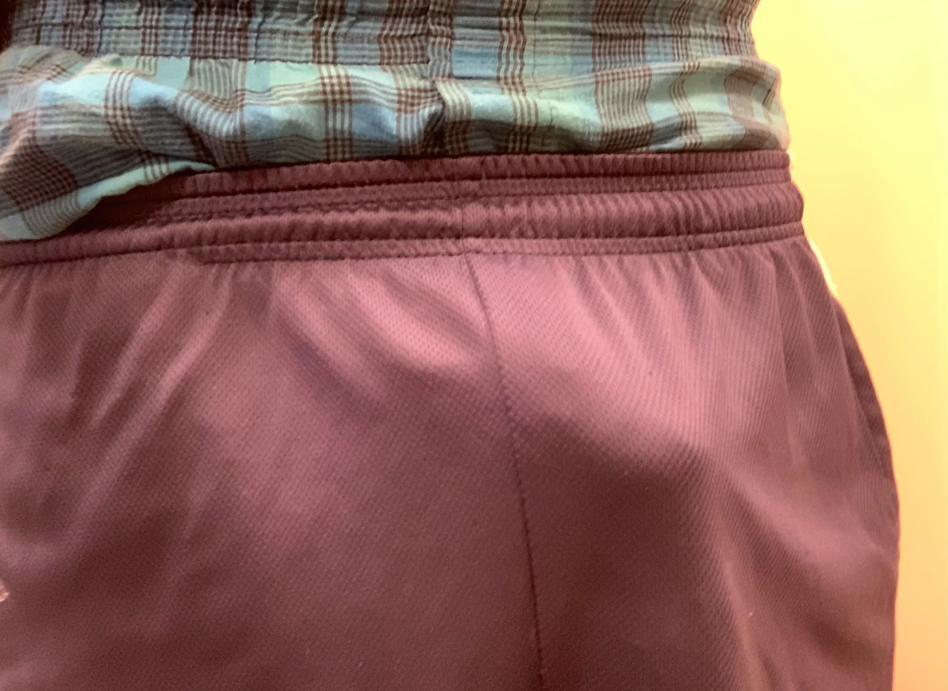 Getting hard in my shorts