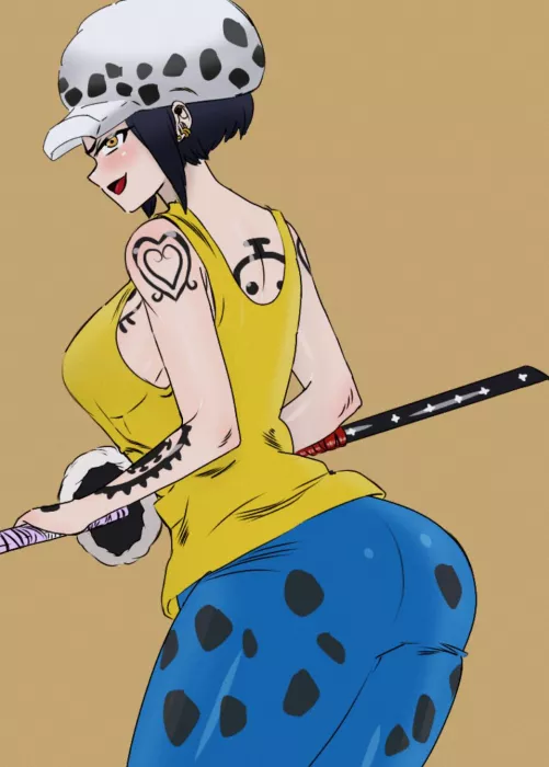 I drew female Trafalgar Law!