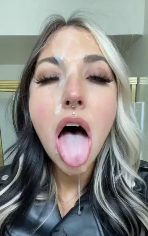 Imagine licking off all that cum