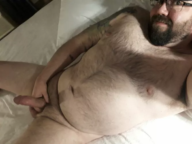 In the mood for riding my beard or cock this morning?