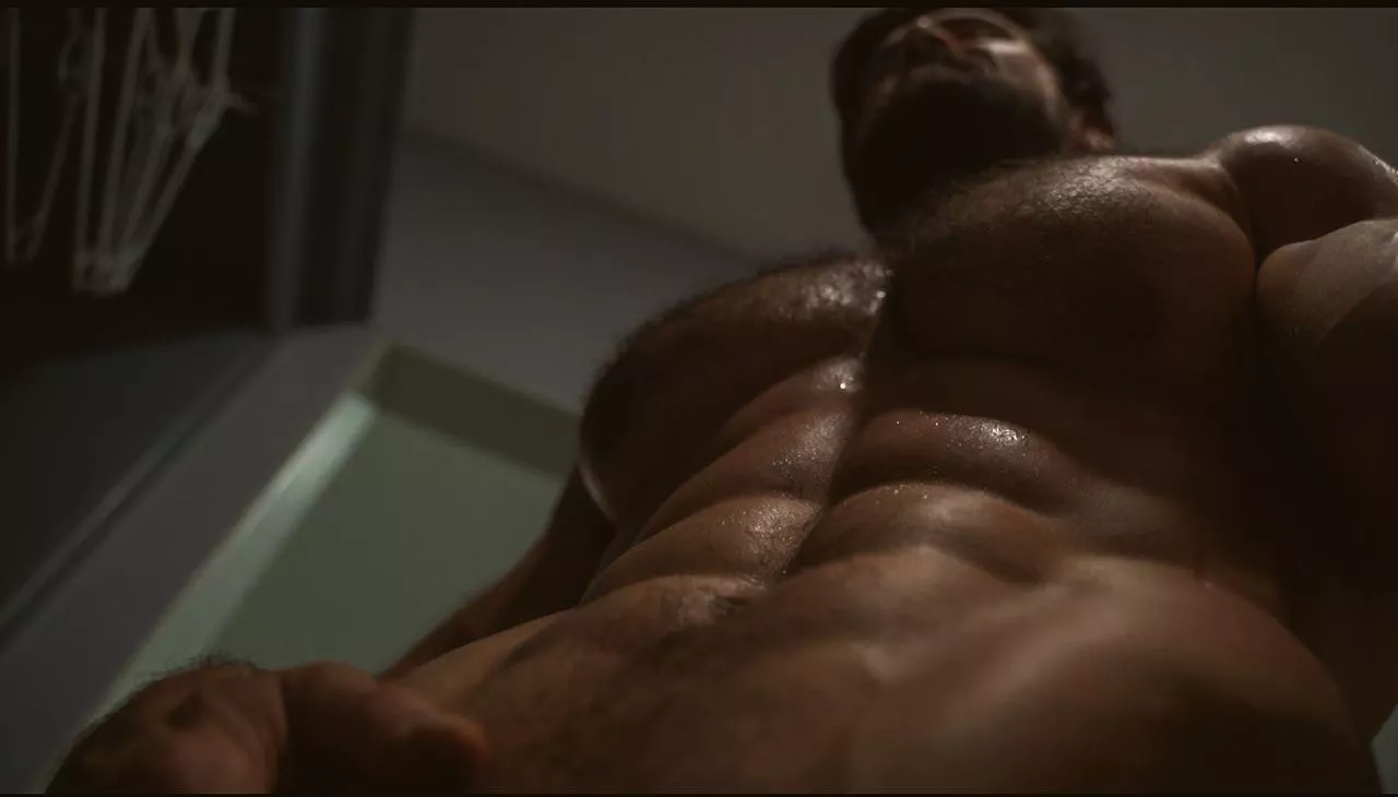 Post workout. Imagine feeling this sweat drip from this Godly body (34)