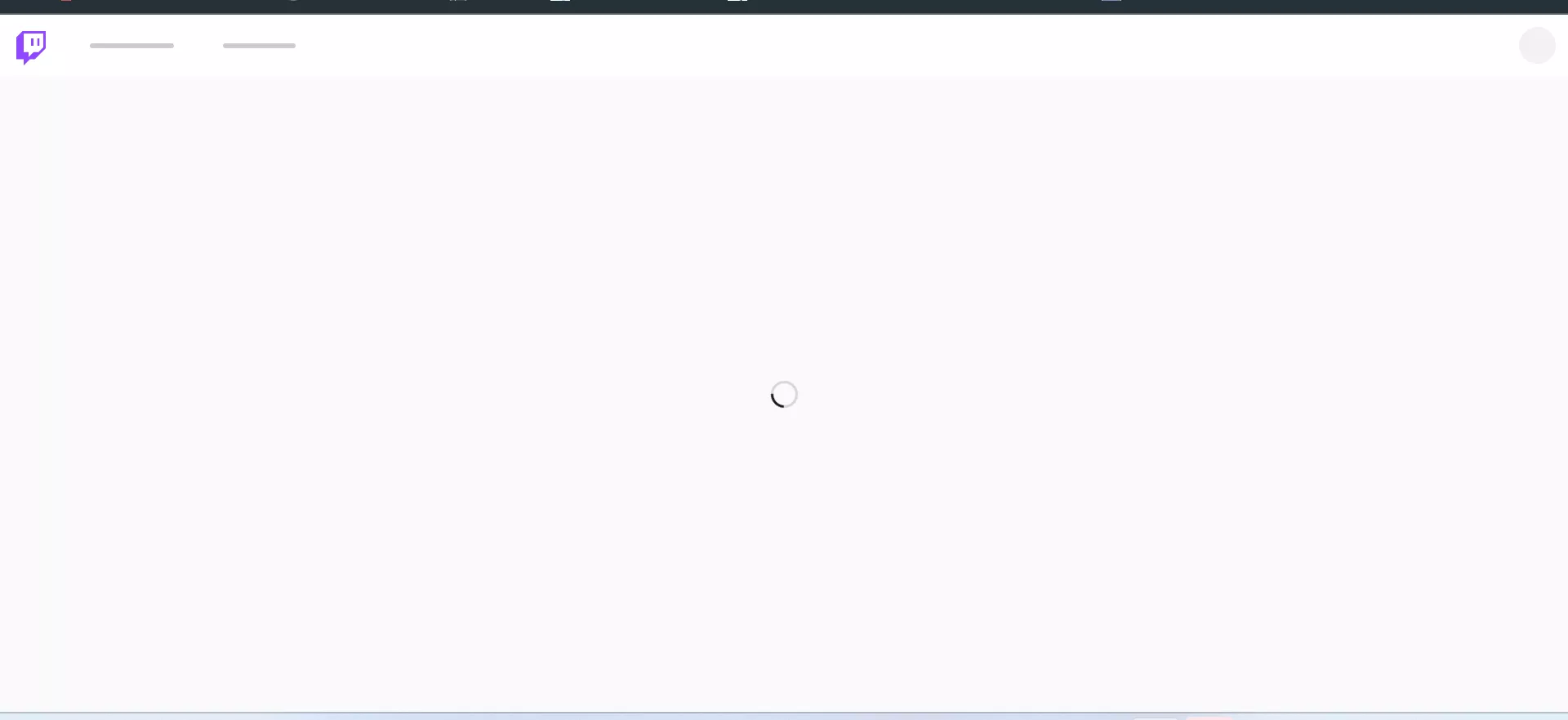 Twitch bug on my laptop