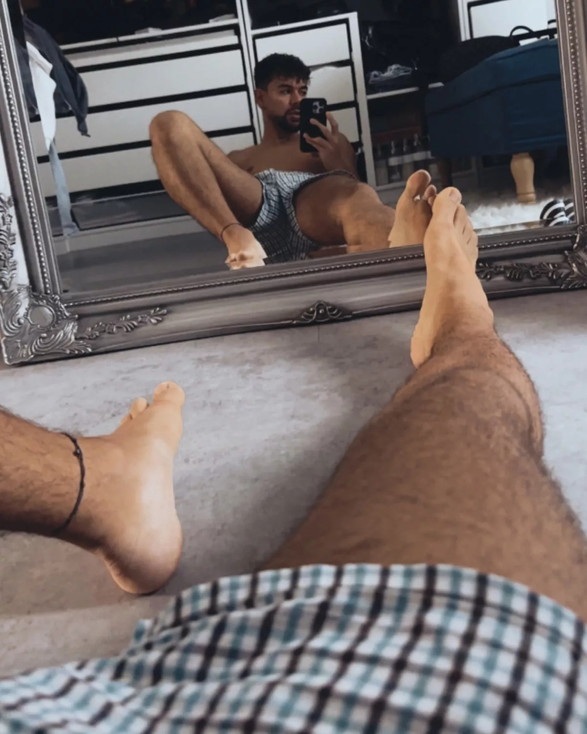 Ups, you can almost see my dick