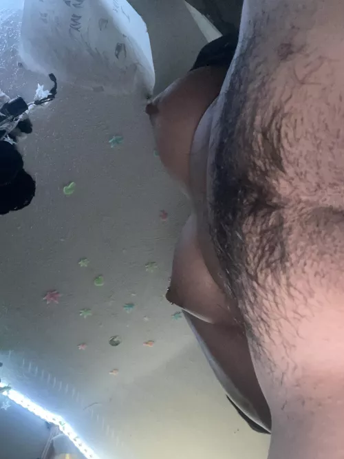 Would you like it if this was your pov of my 20yo hairy pussy?;)