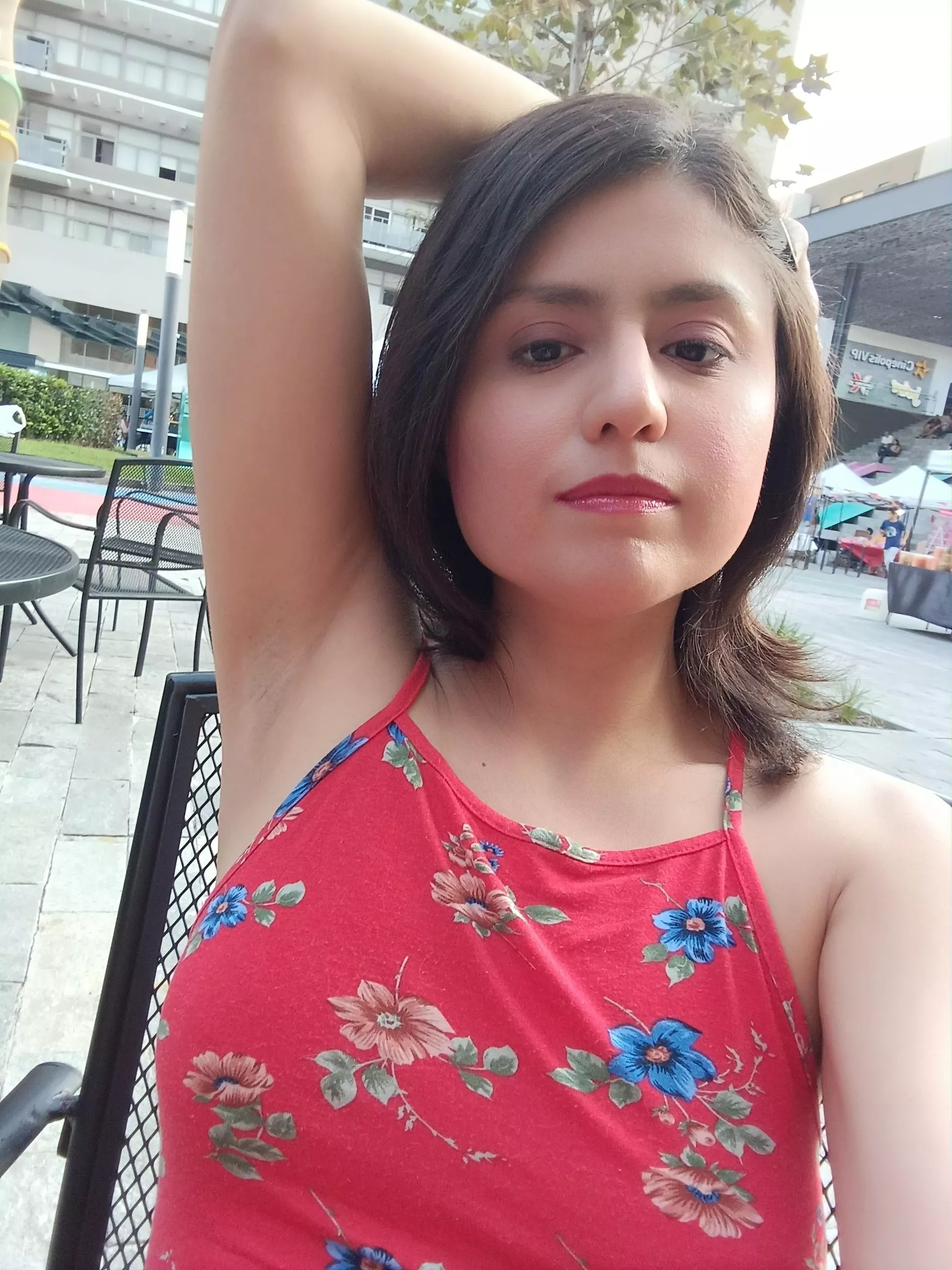 Would you smell my pits in public?
